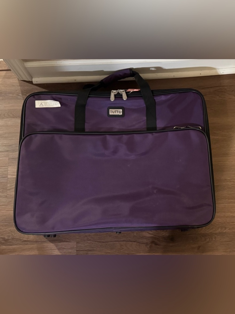 **NWT** Tutto 26" Embroidery Project Bag Purple